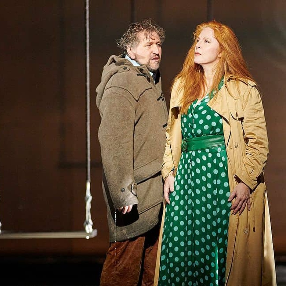 Scenebilde fra Tristan og Isolde i Wien.