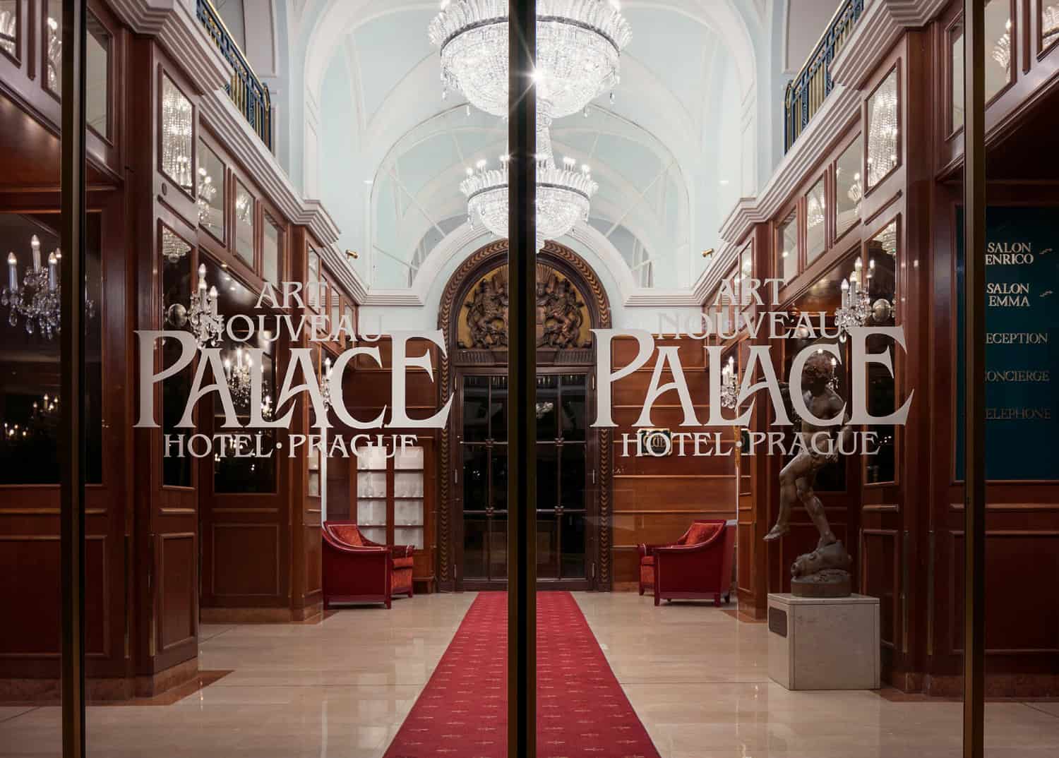Inngang, Art Noveau Palace Hotel, Praha