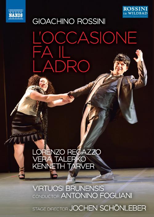 DVD-cover. Gioachino Rossini: L’occasione fa il ladro (Anledningen gjør tyven).