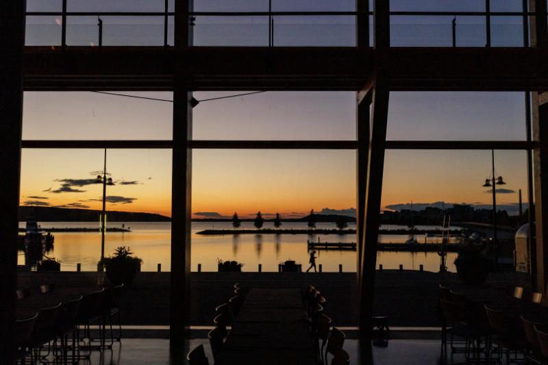 Solnedgang Sibeliustalo