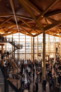 publikumsområdet i konsertsalen Sibeliustalo i Lahti