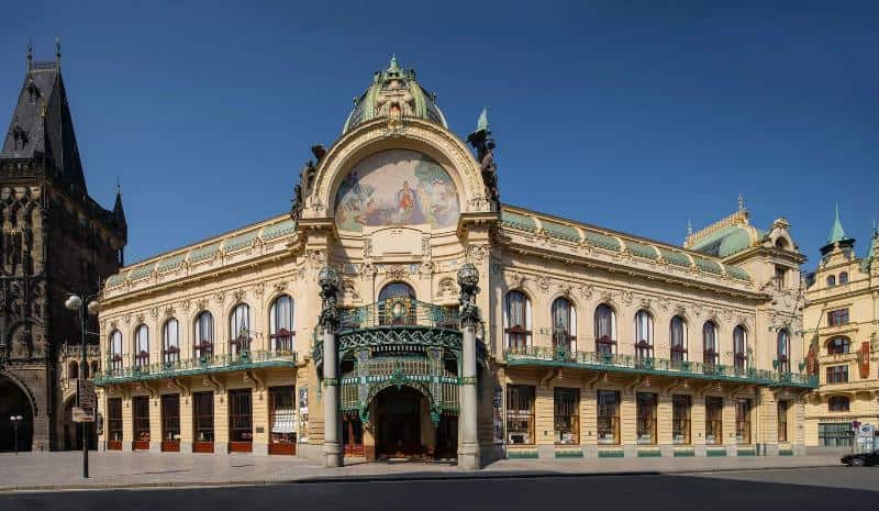Kommunehuset i Praha (Obecní dům).