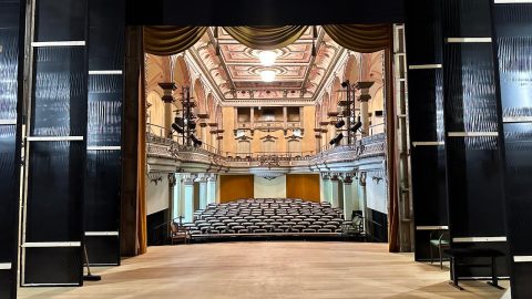 Königliches Kurtheater, utsikt fra scenen.