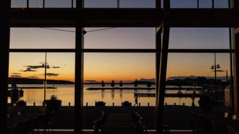 Solnedgang Sibeliustalo